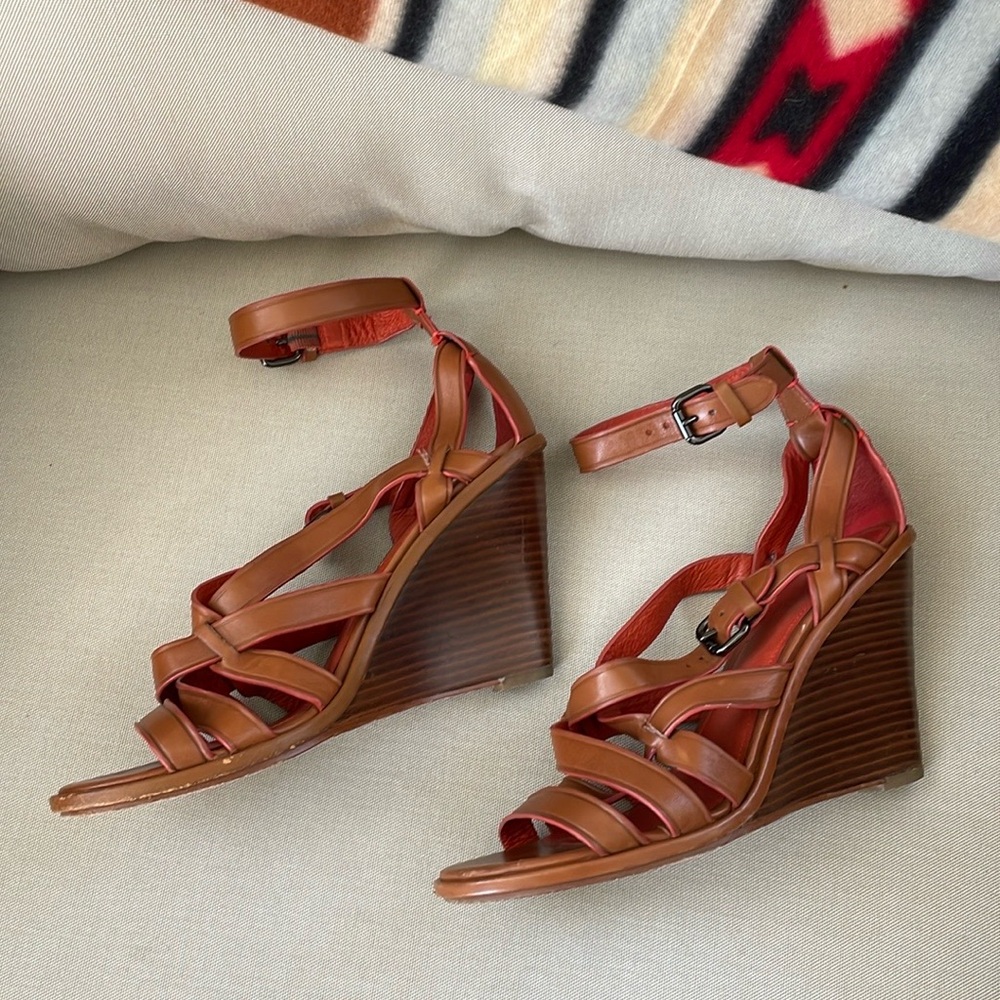 Coach Wedge Strapped Sandals - Picture 6 of 6